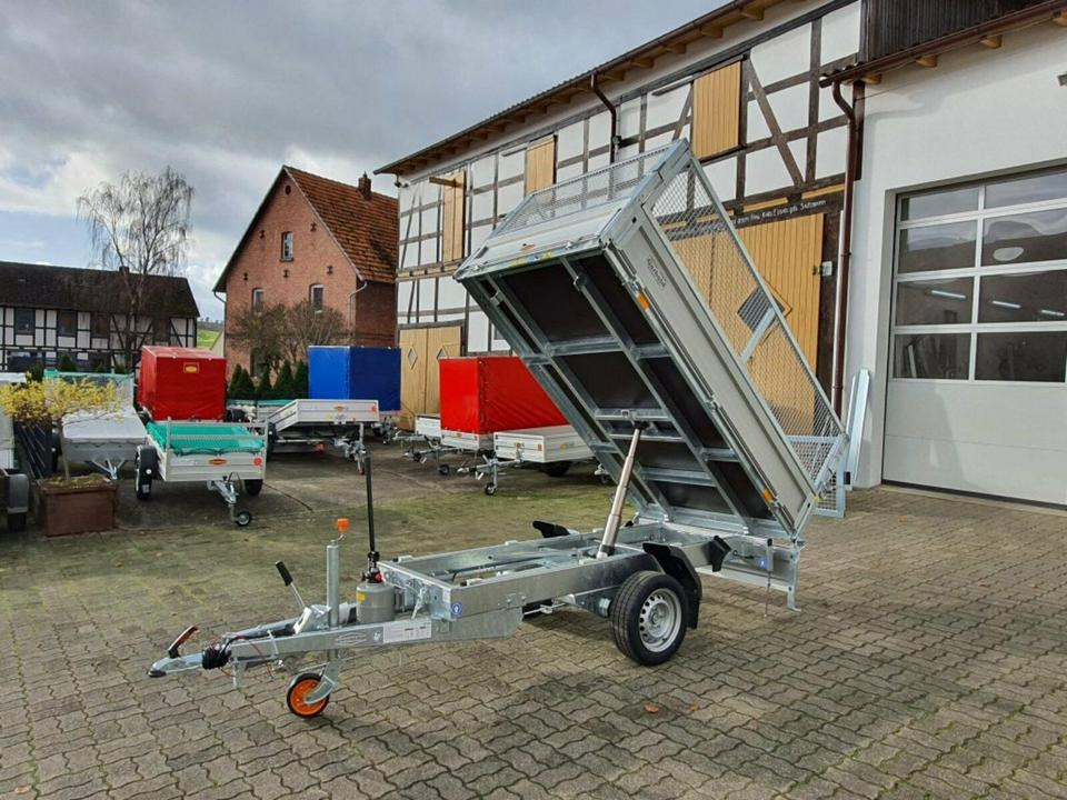 Reboque basculante Böckmann PKW-Anhänger Rückwärtskipper, 1,5to, Gitter: foto 10