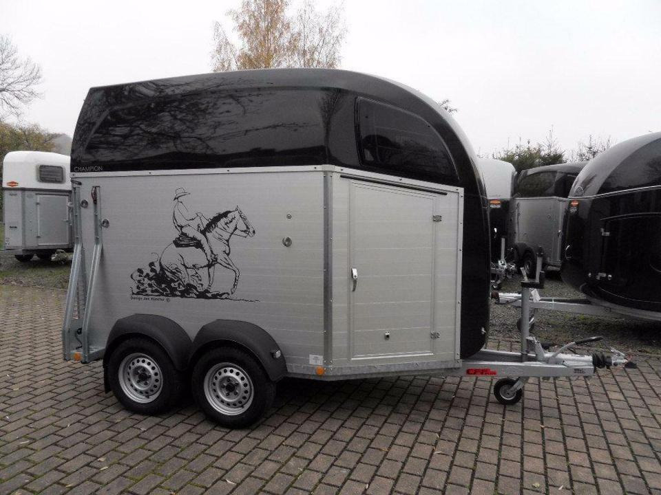 Reboque para cavalos Böckmann Pferdeanhänger Champion R, Western, Alu, 100 km/h: foto 13