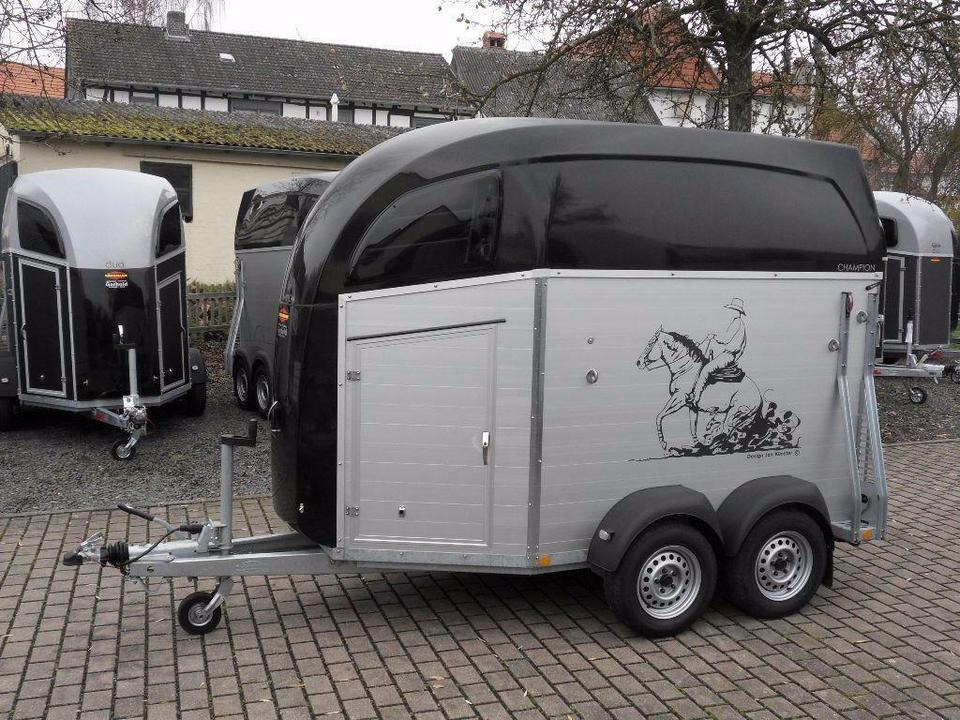 Reboque para cavalos Böckmann Pferdeanhänger Champion R, Western, Alu, 100 km/h: foto 14