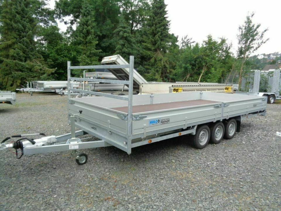 Hulco - PKW Anhänger Tridem, 3,5 to Leihanhänger Mietfahrzeug 5m - Reboque plataforma/ Caixa aberta: foto 3 Hulco - PKW Anhänger Tridem, 3,5 to Leihanhänger Mietfahrzeug 5m - Reboque plataforma/ Caixa aberta: foto 3