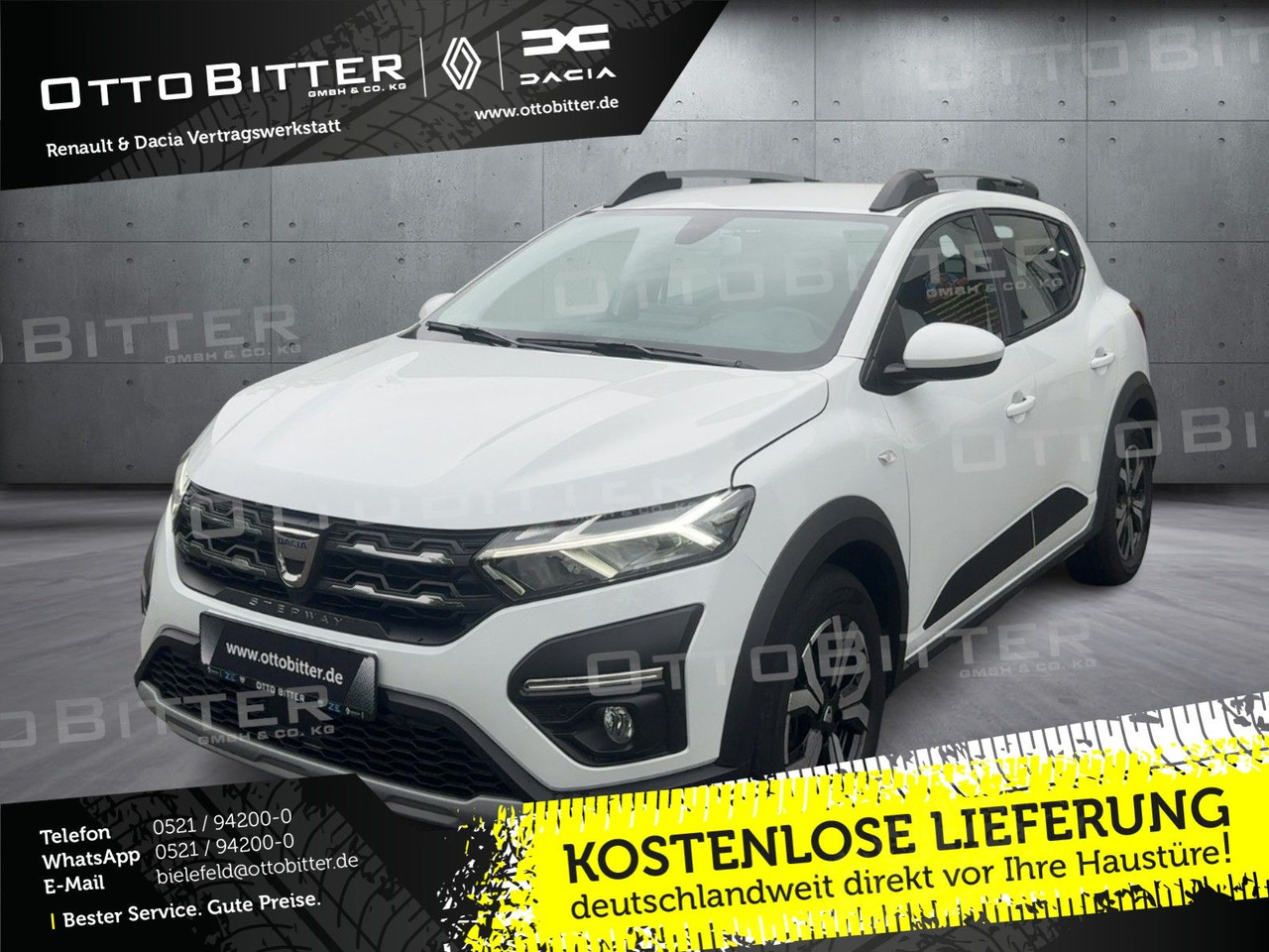 Dacia Sandero Stepway Comfort TCe90 ALU/KAMERA/NAVI - Sedan: foto 1 Dacia Sandero Stepway Comfort TCe90 ALU/KAMERA/NAVI - Sedan: foto 1