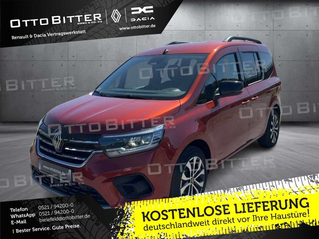 Renault Kangoo Techno TCe130 EDC SITZH/ALU/ALU/EASY-LINK - Furgão de passageiros: foto 1 Renault Kangoo Techno TCe130 EDC SITZH/ALU/ALU/EASY-LINK - Furgão de passageiros: foto 1