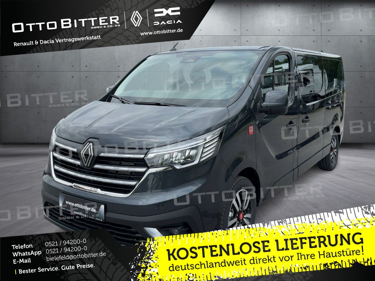 Renault Trafic Grand RED EDITION L2H1 dCi150 EDC 9-SITZE - Furgão de passageiros: foto 1 Renault Trafic Grand RED EDITION L2H1 dCi150 EDC 9-SITZE - Furgão de passageiros: foto 1