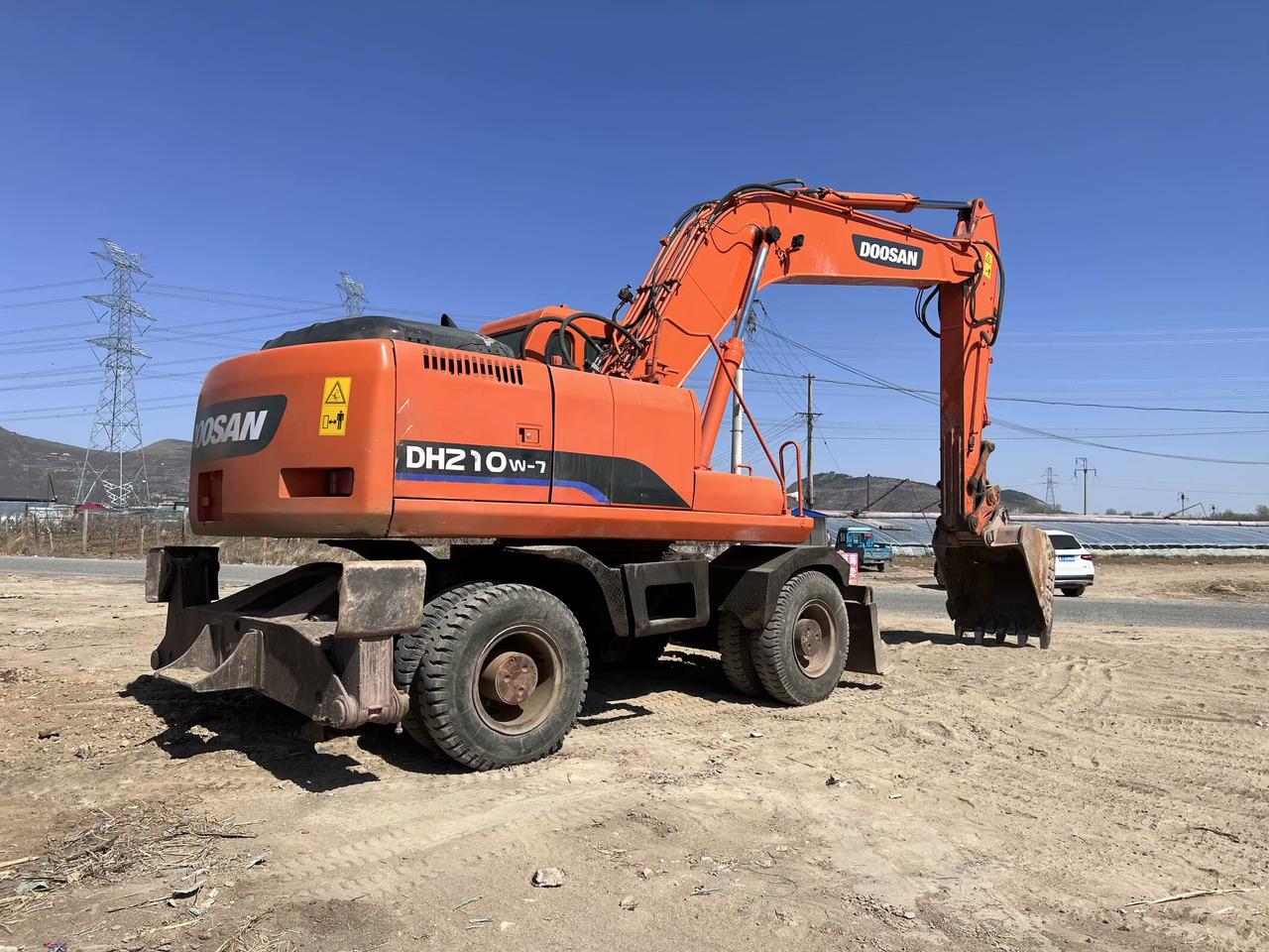 Escavadeira de rodas DOOSAN 210w-7 [ Copy ] [ Copy ]: foto 8