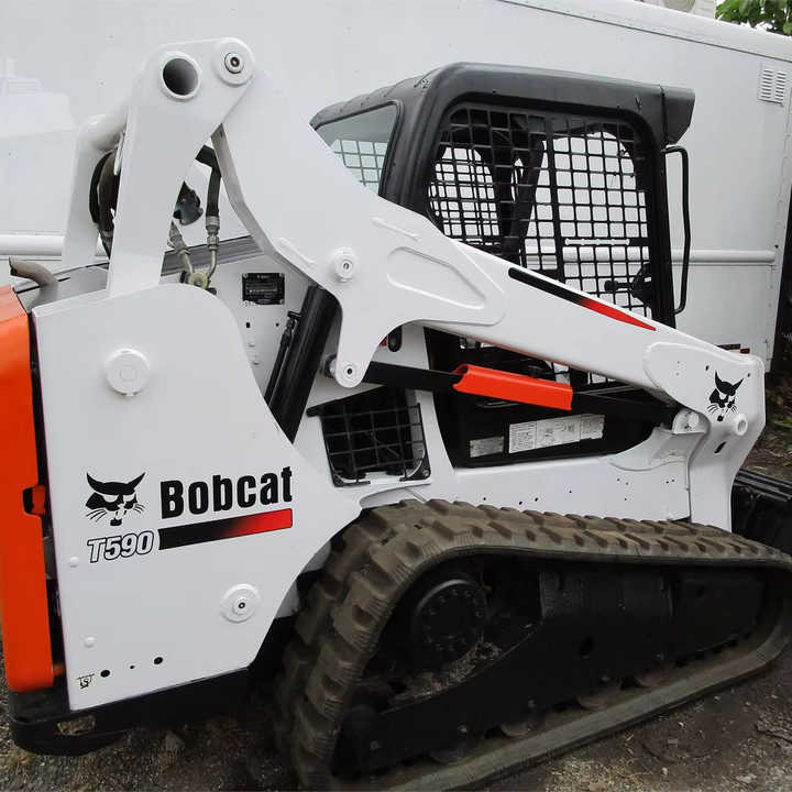 Used Bobcat T590 Used Skid Steer Loader Used Bobcat Skid Steer Loader T590 with Good Condition for Sale - Mini pá carregadora: foto 1 Used Bobcat T590 Used Skid Steer Loader Used Bobcat Skid Steer Loader T590 with Good Condition for Sale - Mini pá carregadora: foto 1