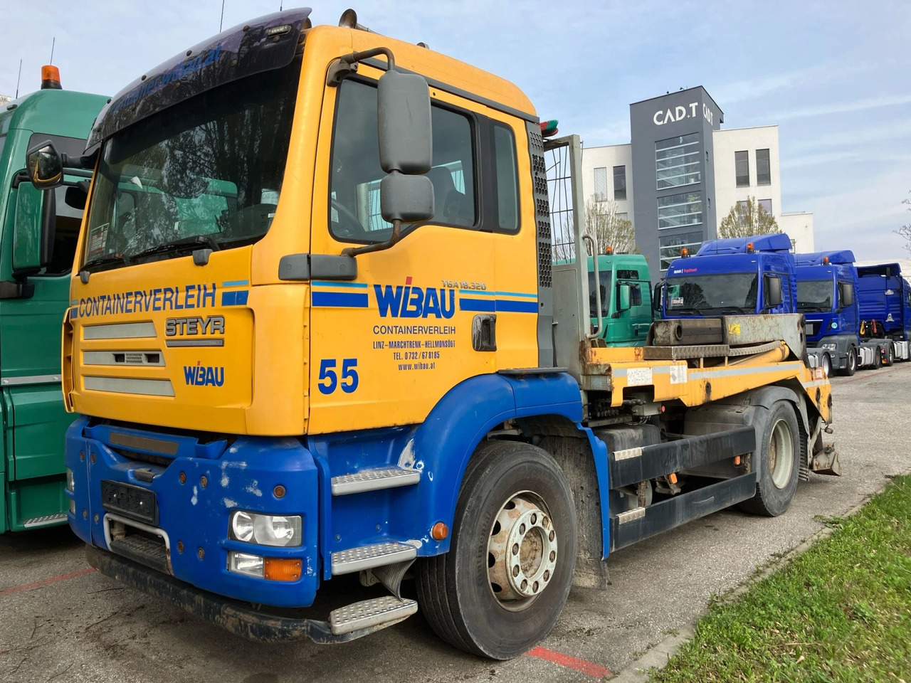 Man Tga 18.320, Контейноровоз, Нов внос - Camião multibenne: foto 3 Man Tga 18.320, Контейноровоз, Нов внос - Camião multibenne: foto 3