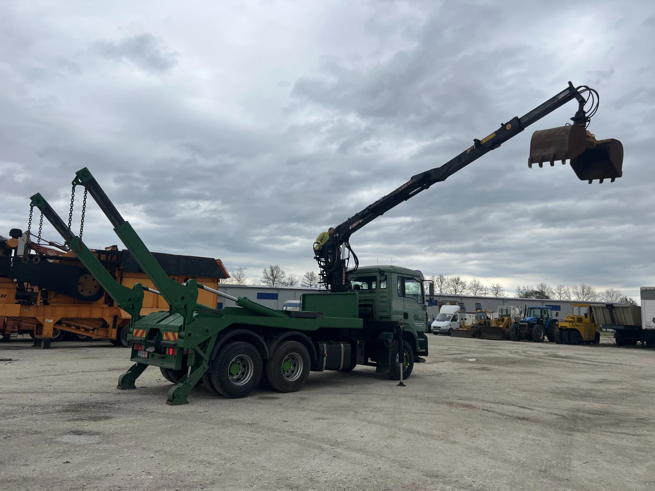Man Tga 6х4, Кран-Z, Мултилифт - Camião multibenne, Camião grua: foto 3 Man Tga 6х4, Кран-Z, Мултилифт - Camião multibenne, Camião grua: foto 3