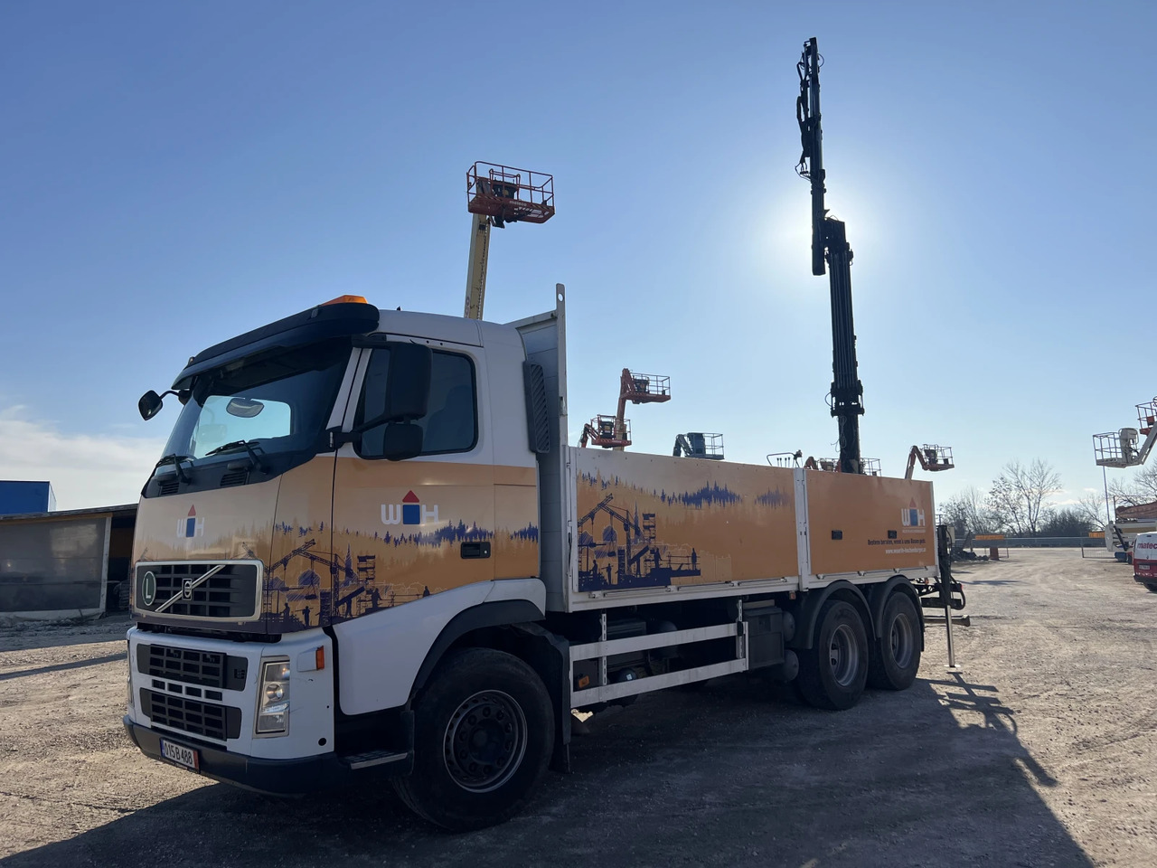 Volvo Fh 12 6х6, Кран, Нов внос - Camião de caixa aberta/ Plataforma, Camião grua: foto 2 Volvo Fh 12 6х6, Кран, Нов внос - Camião de caixa aberta/ Plataforma, Camião grua: foto 2