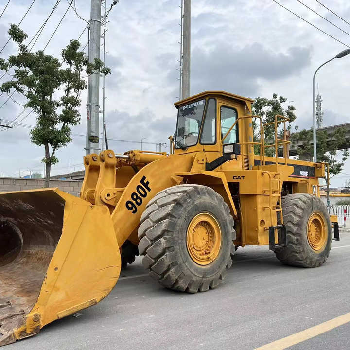 Used CAT 980f 980g 980c Wheel Loader Second Hand Condition CAT 966H 966F 966E 966G Front Loaders for Sale - Pá carregadora de rodas: foto 1 Used CAT 980f 980g 980c Wheel Loader Second Hand Condition CAT 966H 966F 966E 966G Front Loaders for Sale - Pá carregadora de rodas: foto 1