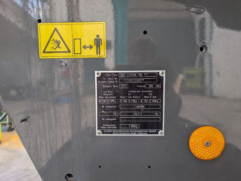 Ceifeira debulhadora Claas Lexion 760 TT: foto 19 Ceifeira debulhadora Claas Lexion 760 TT: foto 19