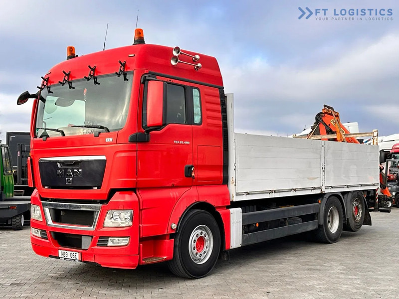 MAN TGX 26.480 Ciężarówka burtowa MAN TGX 26.480 6X2 / PALFINGER PK9002-EH B Crane / 80% Michelin - Camião grua: foto 3 MAN TGX 26.480 Ciężarówka burtowa MAN TGX 26.480 6X2 / PALFINGER PK9002-EH B Crane / 80% Michelin - Camião grua: foto 3