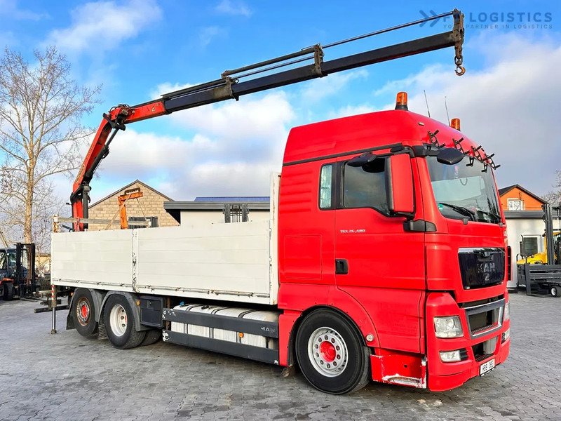 MAN TGX 26.480 Ciężarówka burtowa MAN TGX 26.480 6X2 / PALFINGER PK9002-EH B Crane / 80% Michelin Tire Dodać do ulubionych - Camião grua: foto 5 MAN TGX 26.480 Ciężarówka burtowa MAN TGX 26.480 6X2 / PALFINGER PK9002-EH B Crane / 80% Michelin Tire Dodać do ulubionych - Camião grua: foto 5