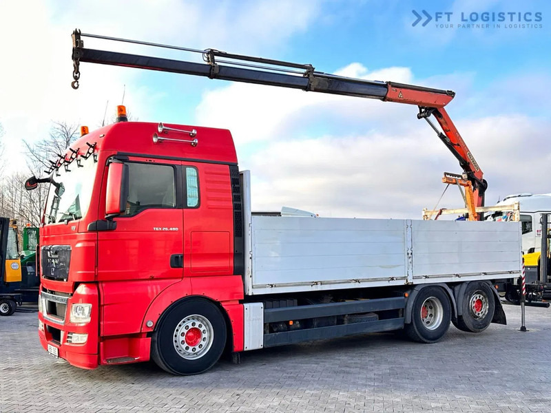 MAN TGX 26.480 Ciężarówka burtowa MAN TGX 26.480 6X2 / PALFINGER PK9002-EH B Crane / 80% Michelin Tire Dodać do ulubionych - Camião grua: foto 1 MAN TGX 26.480 Ciężarówka burtowa MAN TGX 26.480 6X2 / PALFINGER PK9002-EH B Crane / 80% Michelin Tire Dodać do ulubionych - Camião grua: foto 1