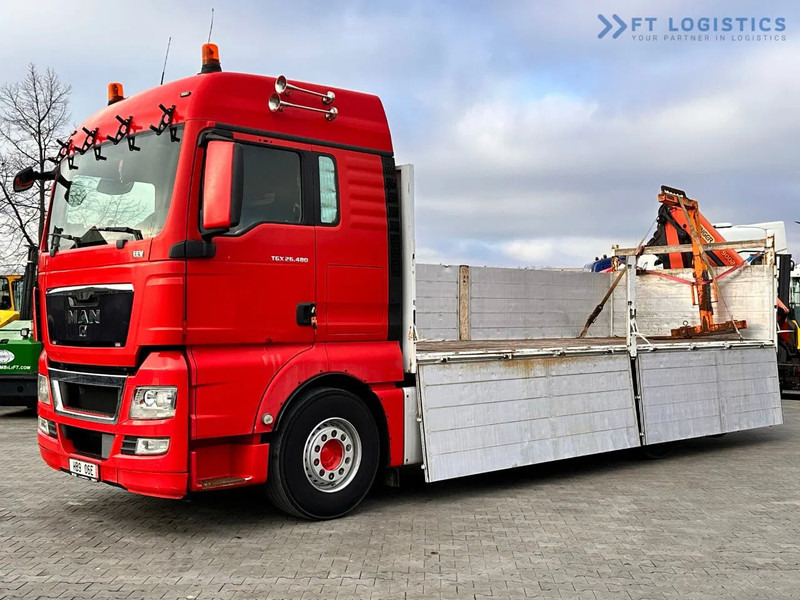 MAN TGX 26.480 Ciężarówka burtowa MAN TGX 26.480 6X2 / PALFINGER PK9002-EH B Crane / 80% Michelin Tire Dodać do ulubionych - Camião grua: foto 2 MAN TGX 26.480 Ciężarówka burtowa MAN TGX 26.480 6X2 / PALFINGER PK9002-EH B Crane / 80% Michelin Tire Dodać do ulubionych - Camião grua: foto 2