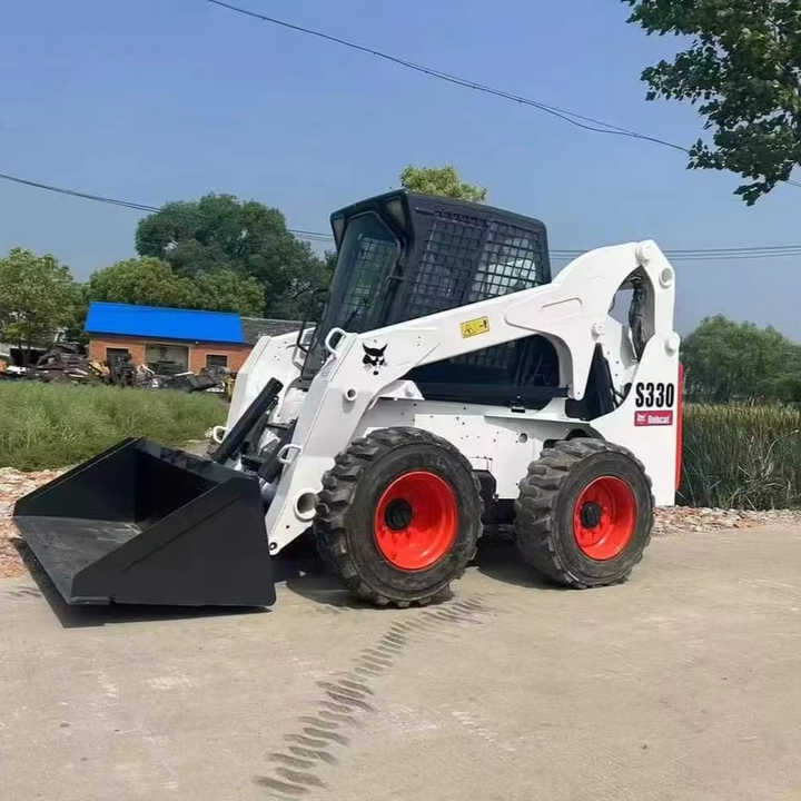 Used Heavy Construction Equipment bobcat S330 Second Hand Skid Steers Used Machine Hot Sale - Mini pá carregadora: foto 1 Used Heavy Construction Equipment bobcat S330 Second Hand Skid Steers Used Machine Hot Sale - Mini pá carregadora: foto 1