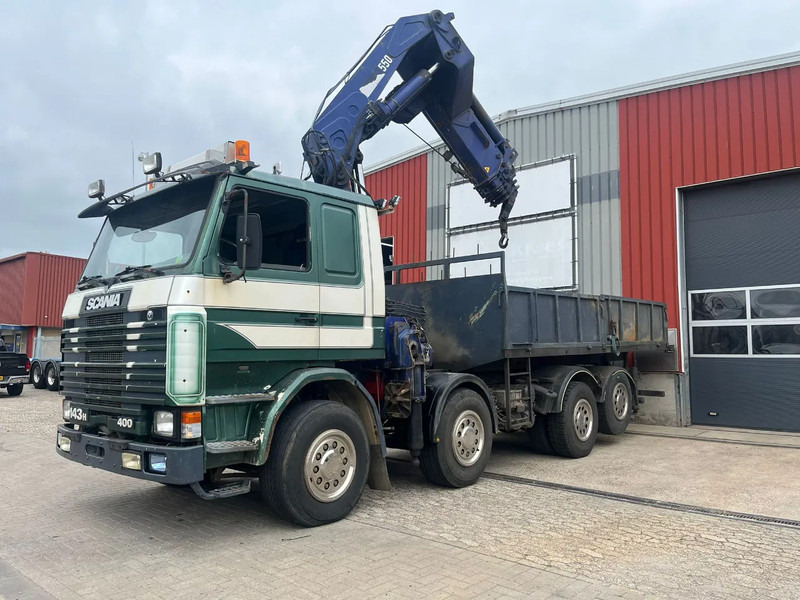Scania R143-400 V8 143 v8 - Camião grua: foto 1 Scania R143-400 V8 143 v8 - Camião grua: foto 1