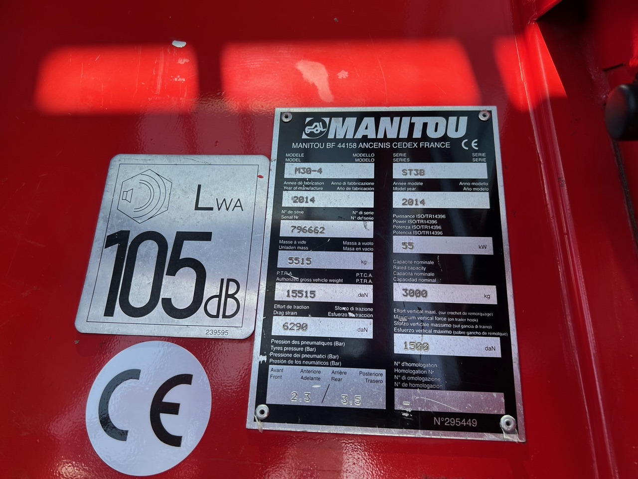 MANITOU M30-4 ST3B - Empilhador todo-o-terreno: foto 5 MANITOU M30-4 ST3B - Empilhador todo-o-terreno: foto 5
