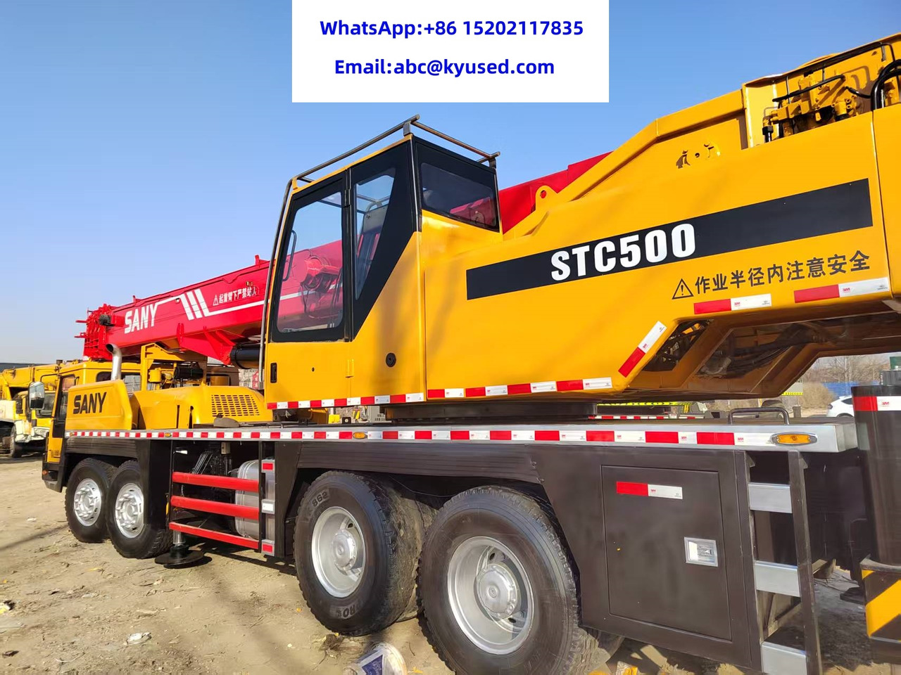 SANY STC500 STC750 STC800 STC1000 STC250 25TON 50TON 75TON 80TON 100TON - Grua móvel: foto 3 SANY STC500 STC750 STC800 STC1000 STC250 25TON 50TON 75TON 80TON 100TON - Grua móvel: foto 3