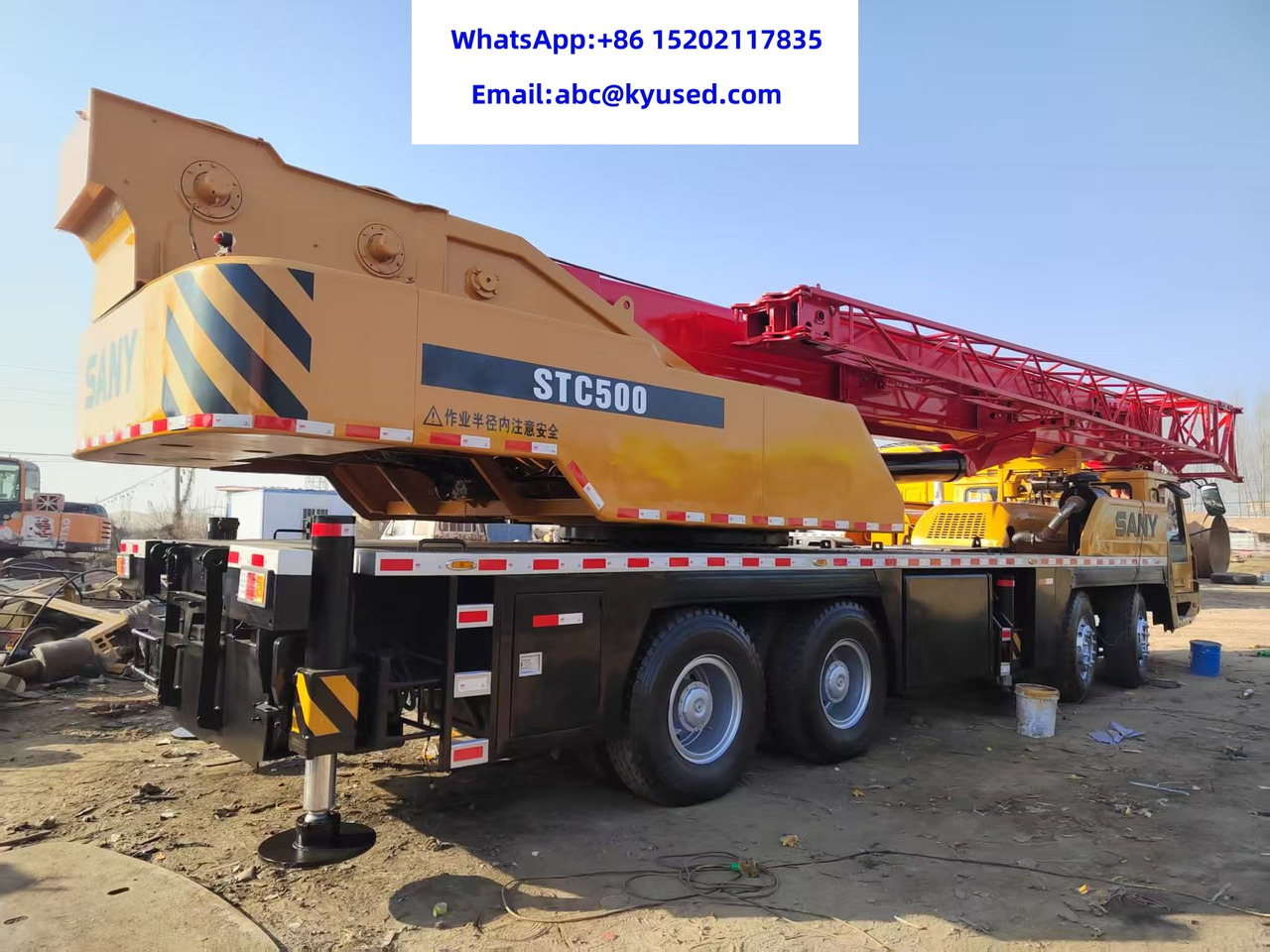 SANY STC500 STC750 STC800 STC1000 STC250 25TON 50TON 75TON 80TON 100TON - Grua móvel: foto 4 SANY STC500 STC750 STC800 STC1000 STC250 25TON 50TON 75TON 80TON 100TON - Grua móvel: foto 4