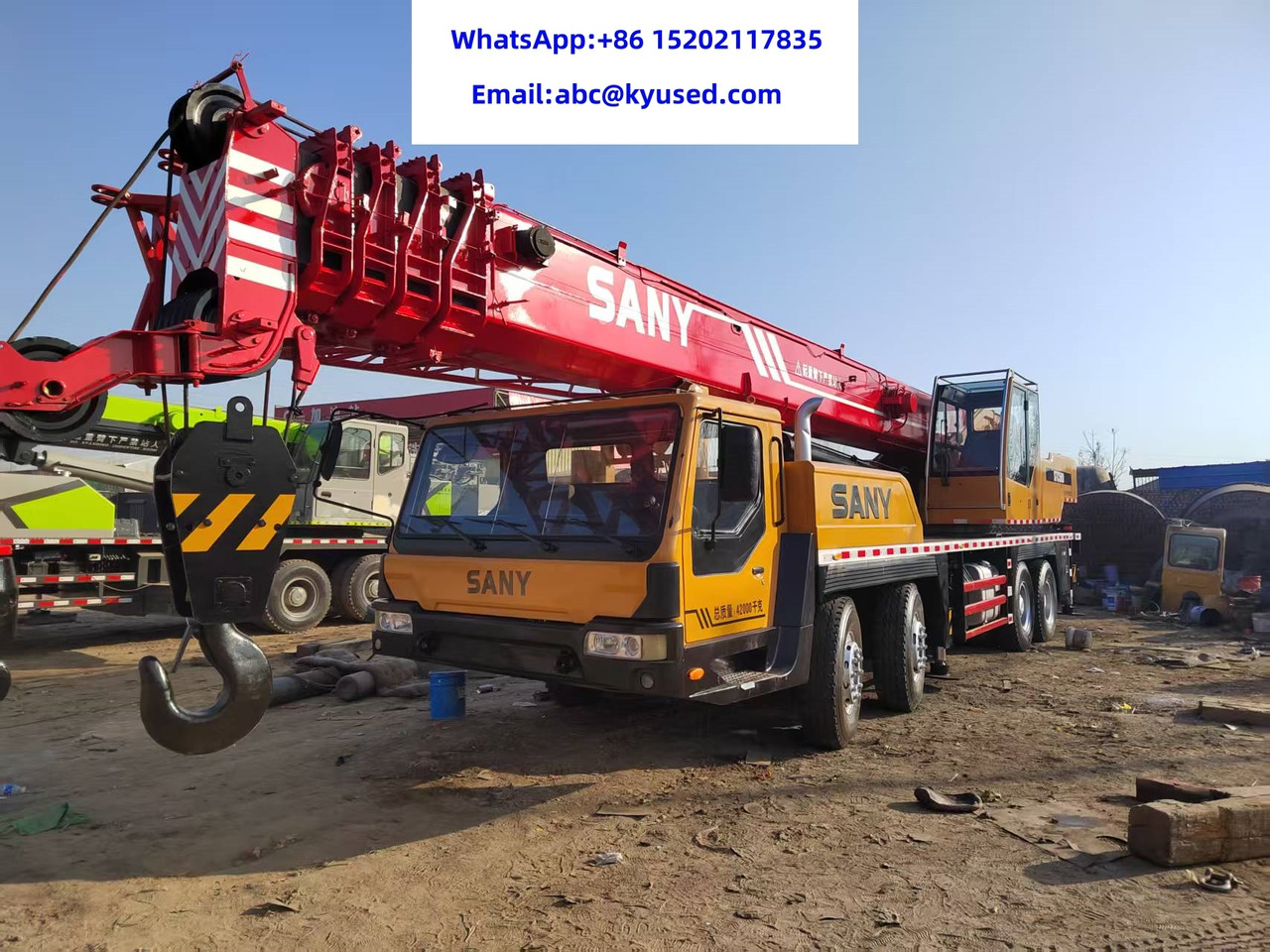 SANY STC500 STC750 STC800 STC250 25T 50T 75T 80TON CRANE - Grua móvel: foto 2 SANY STC500 STC750 STC800 STC250 25T 50T 75T 80TON CRANE - Grua móvel: foto 2