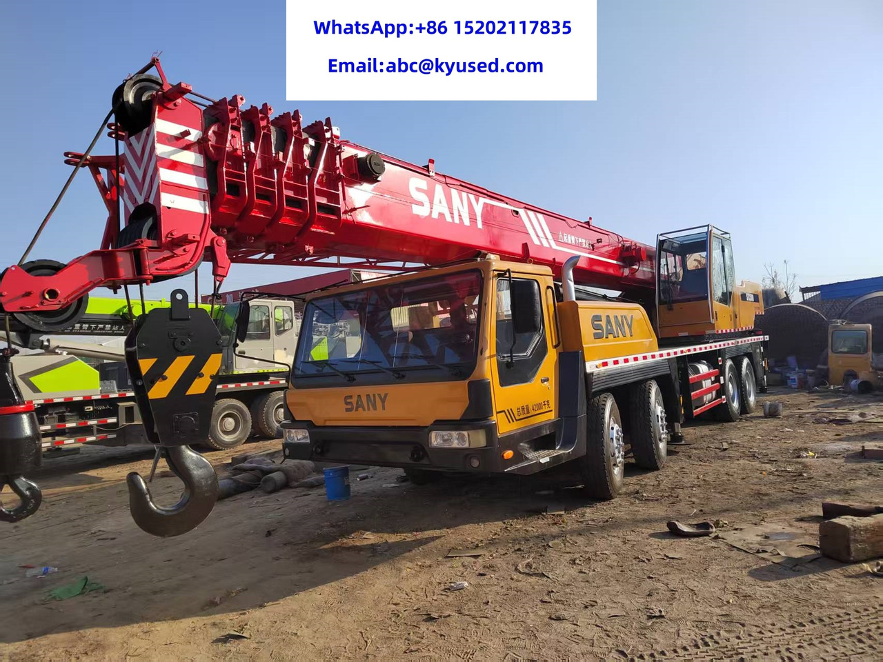 SANY STC500 STC750 STC800 STC250 25T 50T 75T 80TON CRANE - Grua móvel: foto 1 SANY STC500 STC750 STC800 STC250 25T 50T 75T 80TON CRANE - Grua móvel: foto 1