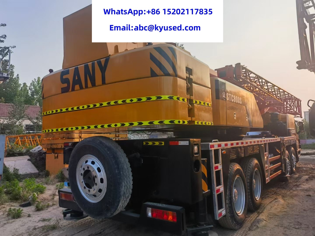 SANY STC800 STC750S STC500S STC1000 STC1600 STC1800 80 TON TRUCK CRANE - Grua móvel: foto 4 SANY STC800 STC750S STC500S STC1000 STC1600 STC1800 80 TON TRUCK CRANE - Grua móvel: foto 4