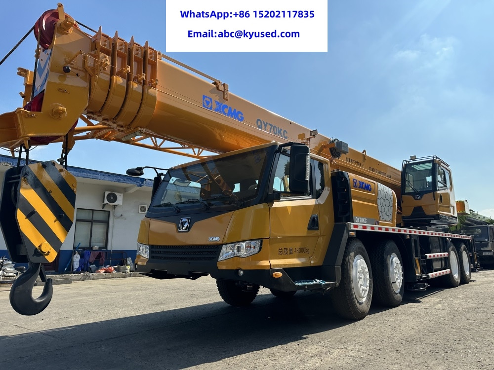 XCMG QY70KC XCT70 QY75K QY50KC XCT50 XCT55 55T 60T 70TON TRUCK CRANE - Grua móvel: foto 1 XCMG QY70KC XCT70 QY75K QY50KC XCT50 XCT55 55T 60T 70TON TRUCK CRANE - Grua móvel: foto 1