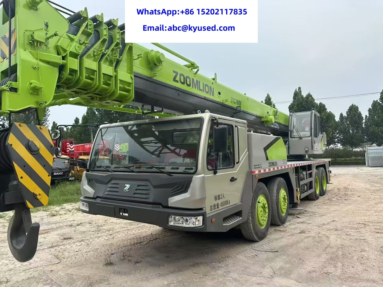 ZOOMLION QY70V ZTC700V QY80V ZTC800V 70TON 80TON CRANE - Grua móvel: foto 1 ZOOMLION QY70V ZTC700V QY80V ZTC800V 70TON 80TON CRANE - Grua móvel: foto 1