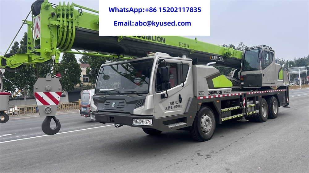 ZOOMLION ZTC251V QY25V 25TON 30TON 35TON 40TON 50TON 55TON 70TON 80TON 100T - Grua móvel: foto 1 ZOOMLION ZTC251V QY25V 25TON 30TON 35TON 40TON 50TON 55TON 70TON 80TON 100T - Grua móvel: foto 1