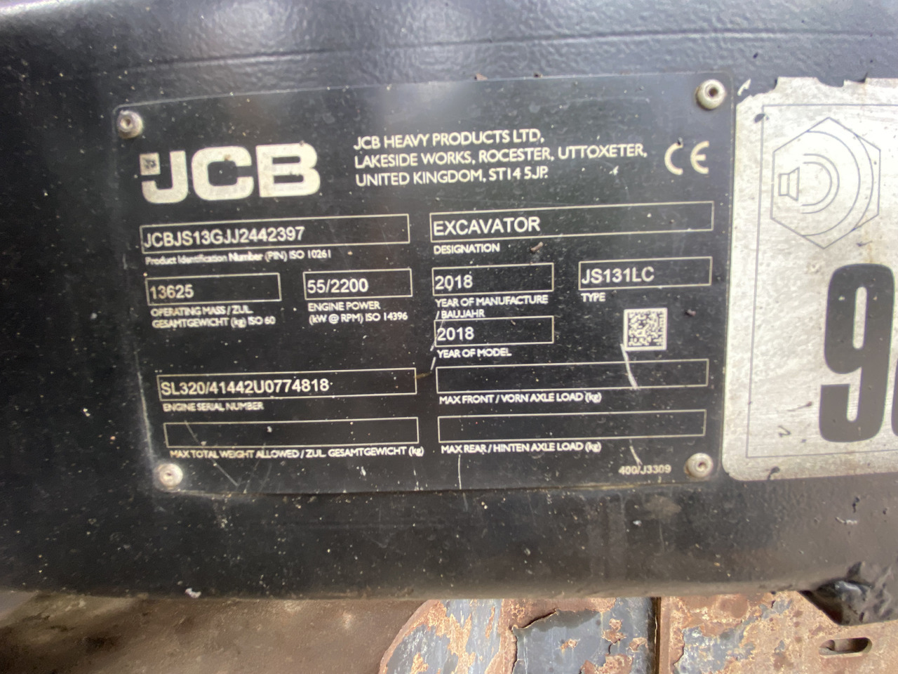 JCB JS131 - Escavadora de rastos: foto 2 JCB JS131 - Escavadora de rastos: foto 2