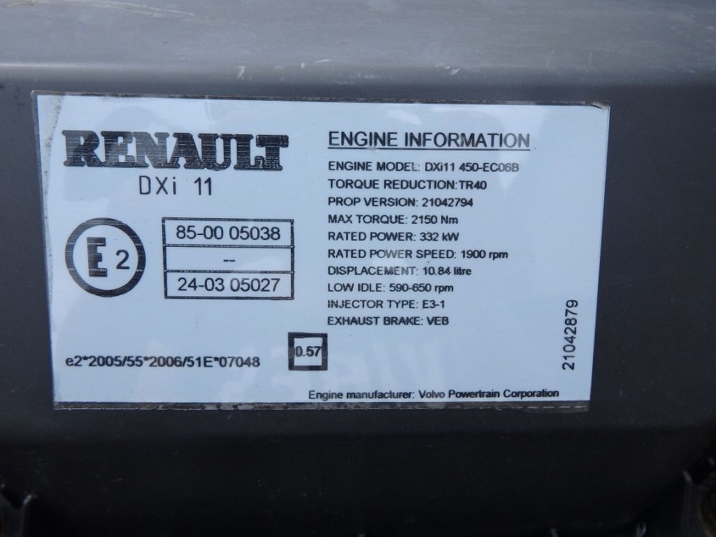 Renault DXI 11 450 Renault Premium - Motor para Camião: foto 3 Renault DXI 11 450 Renault Premium - Motor para Camião: foto 3