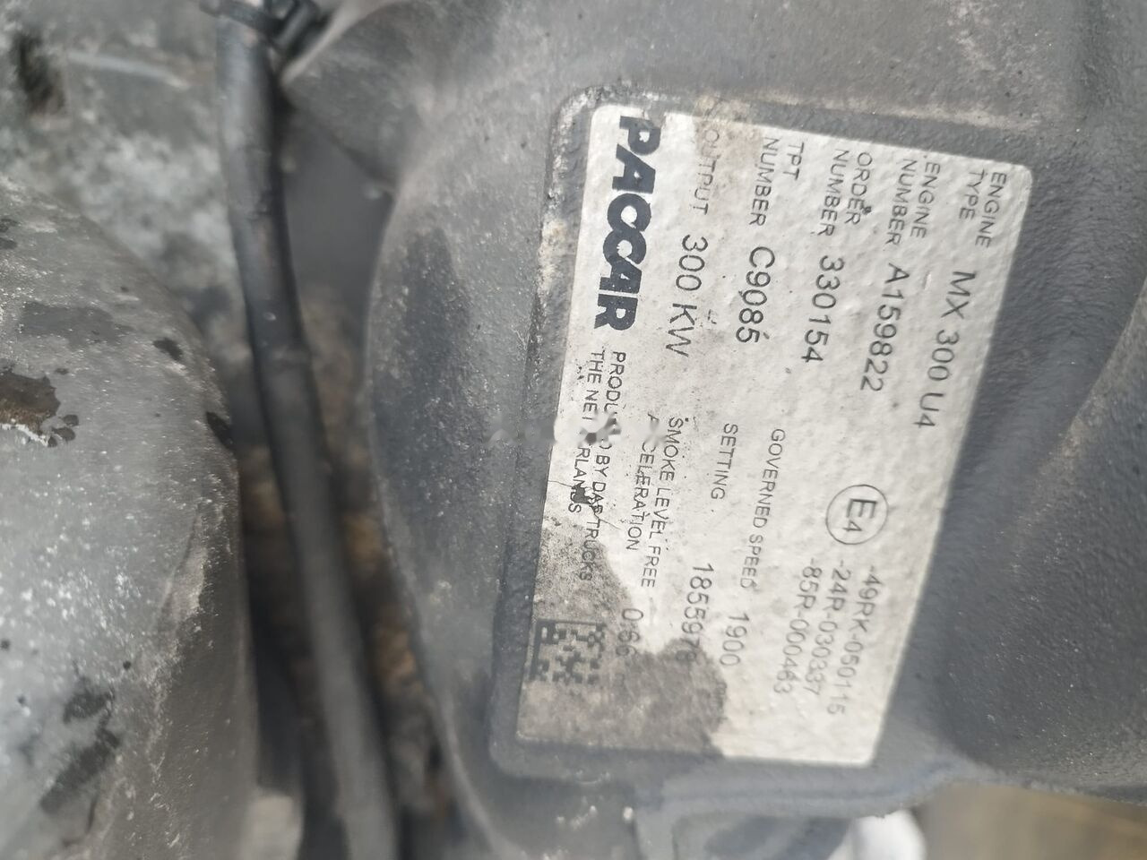 DAF MX 300 U4  DAF XF, CF - Motor para Camião: foto 4 DAF MX 300 U4  DAF XF, CF - Motor para Camião: foto 4