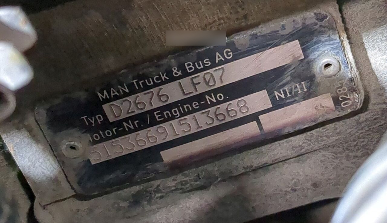 MAN D2676 LF07 MAN TGA, TGS, TGX - Motor para Camião: foto 2 MAN D2676 LF07 MAN TGA, TGS, TGX - Motor para Camião: foto 2