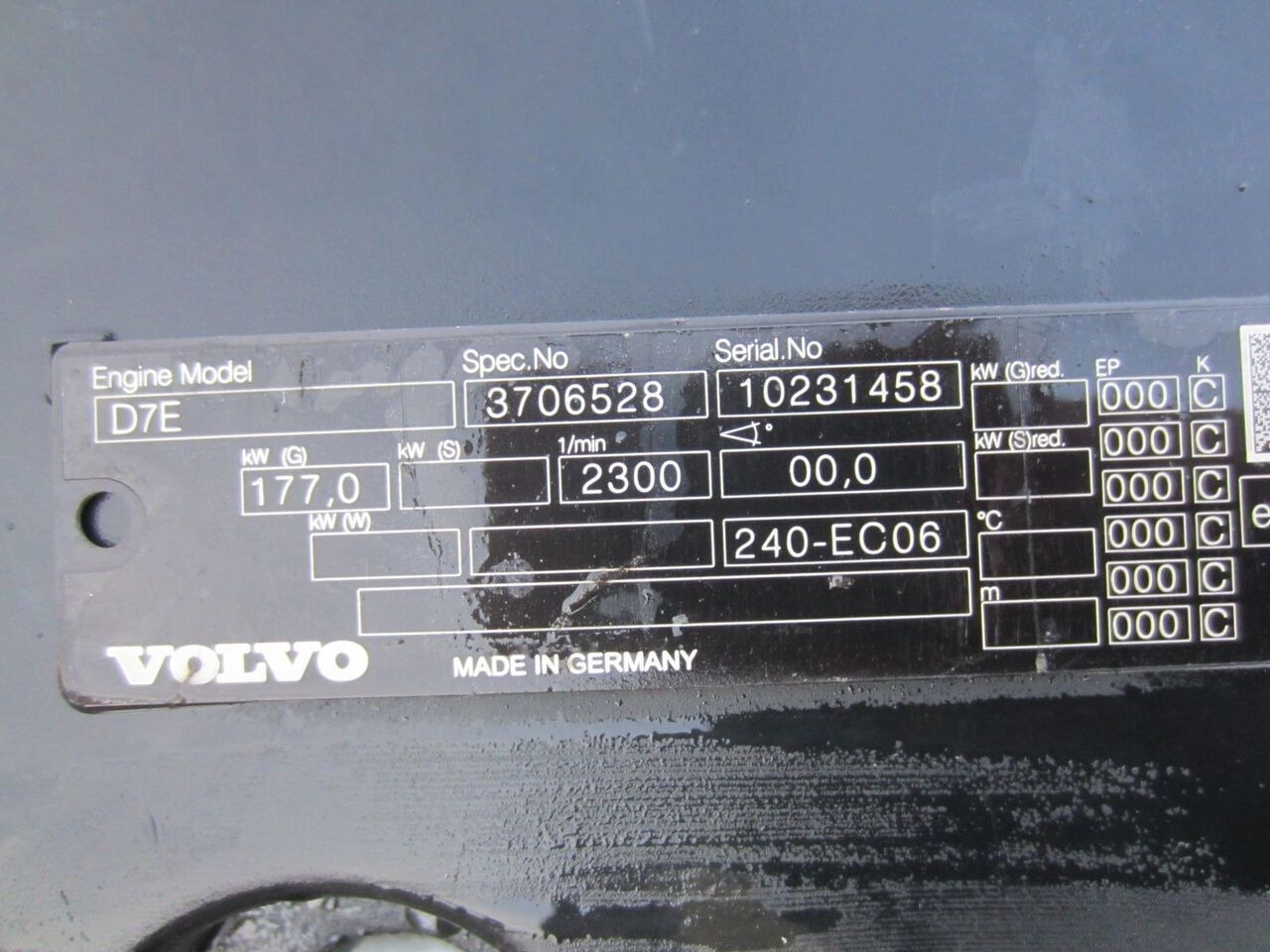 Volvo D7E 240 Volvo FL - Motor para Camião: foto 4 Volvo D7E 240 Volvo FL - Motor para Camião: foto 4