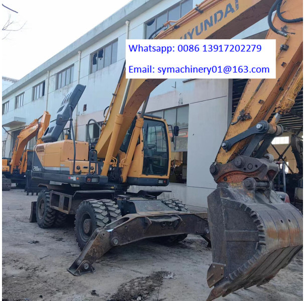 Escavadeira de rodas Hyundai R210W: foto 7