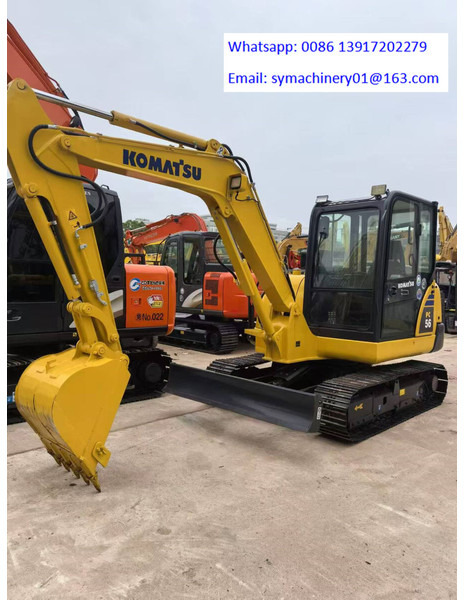 Komatsu PC56 - Mini escavadeira: foto 5 Komatsu PC56 - Mini escavadeira: foto 5