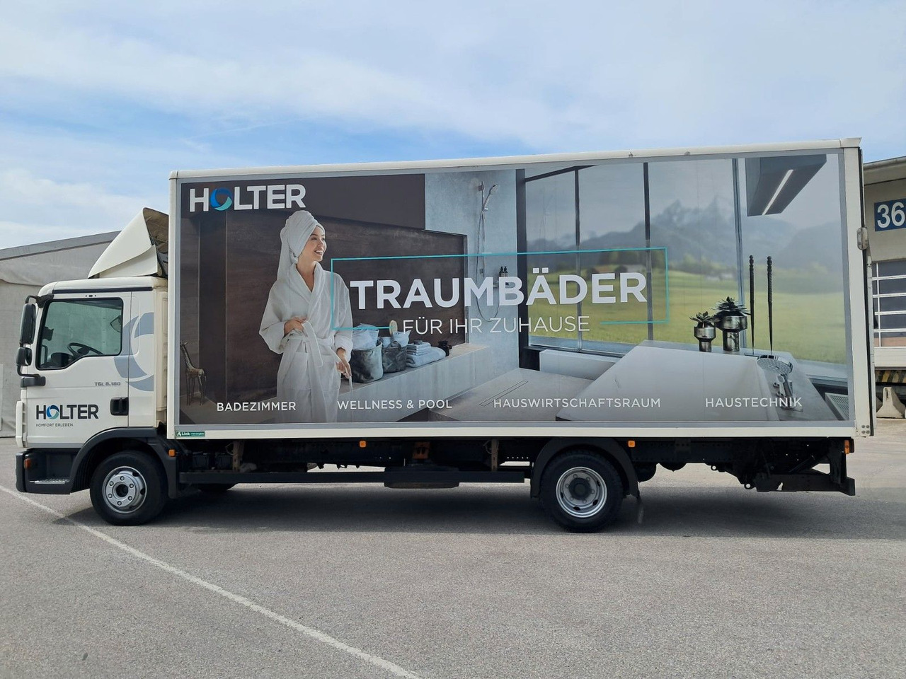 MAN TGL 8.180 Koffer mit LBW | Klima | Diff. | Tempo - Camião furgão: foto 3 MAN TGL 8.180 Koffer mit LBW | Klima | Diff. | Tempo - Camião furgão: foto 3
