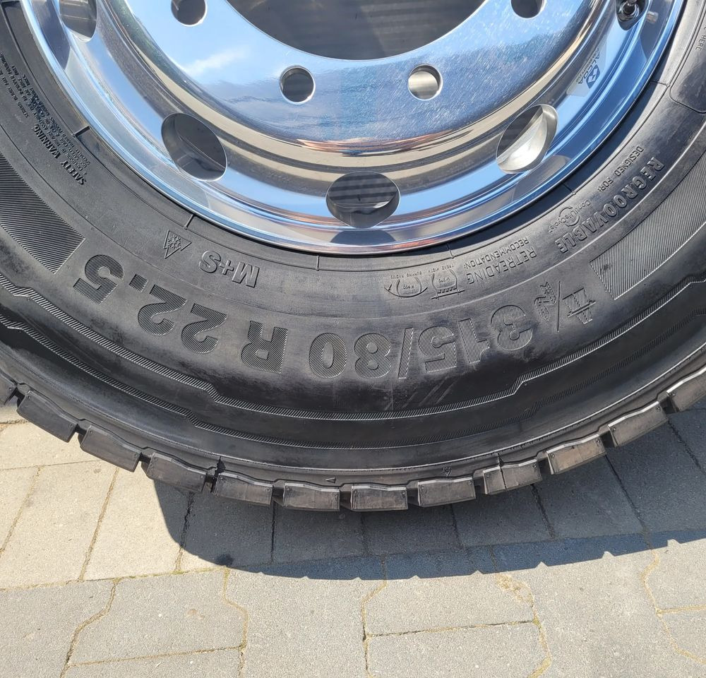 KOŁO CONTINENTAL 315/80R22.5 HYBRID HB3 ALUS ALCOA 9.00 NOWA Chwalim116 - Jantes e pneus para Camião: foto 3 KOŁO CONTINENTAL 315/80R22.5 HYBRID HB3 ALUS ALCOA 9.00 NOWA Chwalim116 - Jantes e pneus para Camião: foto 3