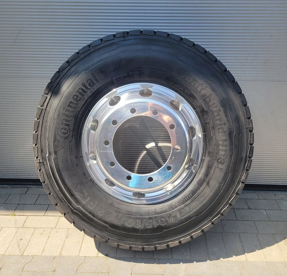 KOŁO CONTINENTAL 315/80R22.5 HYBRID HB3 ALUS ALCOA 9.00 NOWA Chwalim116 - Jantes e pneus para Camião: foto 1 KOŁO CONTINENTAL 315/80R22.5 HYBRID HB3 ALUS ALCOA 9.00 NOWA Chwalim116 - Jantes e pneus para Camião: foto 1