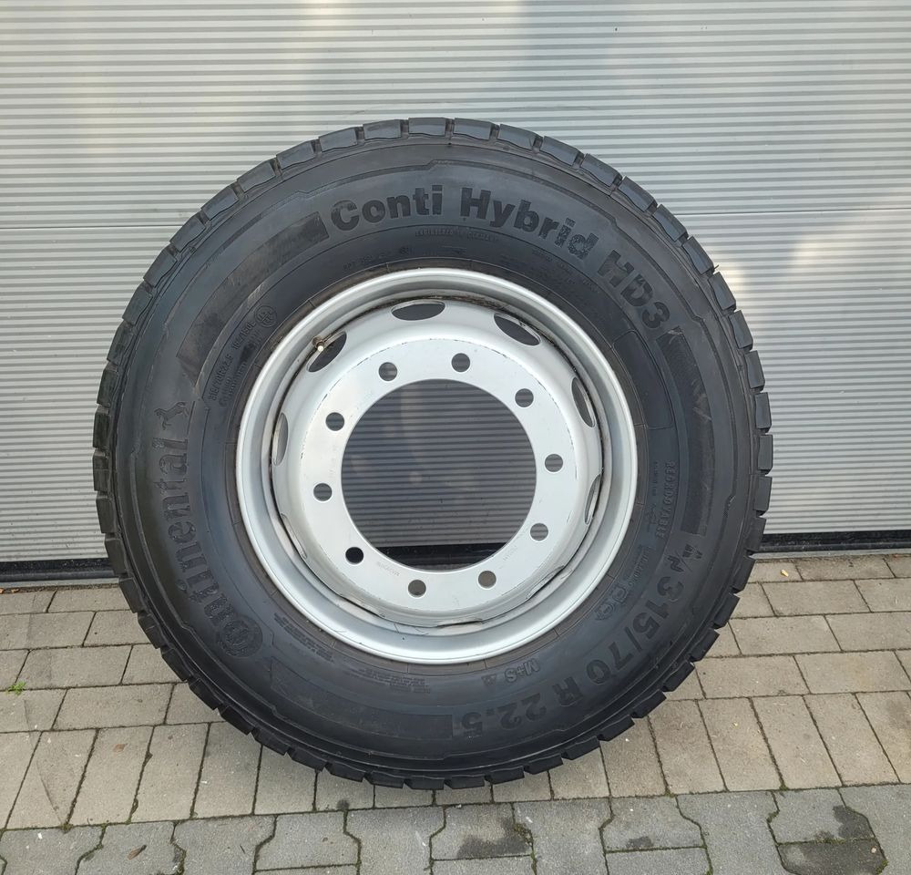 KOŁO CONTINENTAL CONTI HYBRID HD3 315/70R22.5 FELGA 9.00 - Jantes e pneus para Camião: foto 1 KOŁO CONTINENTAL CONTI HYBRID HD3 315/70R22.5 FELGA 9.00 - Jantes e pneus para Camião: foto 1