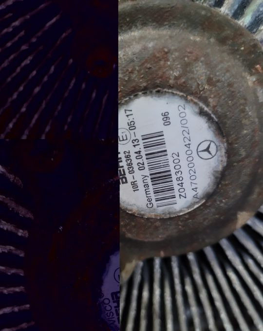 VISKO MERCEDES ACTROS MP4 A4702000422/002 - Ventilador para Camião: foto 2 VISKO MERCEDES ACTROS MP4 A4702000422/002 - Ventilador para Camião: foto 2