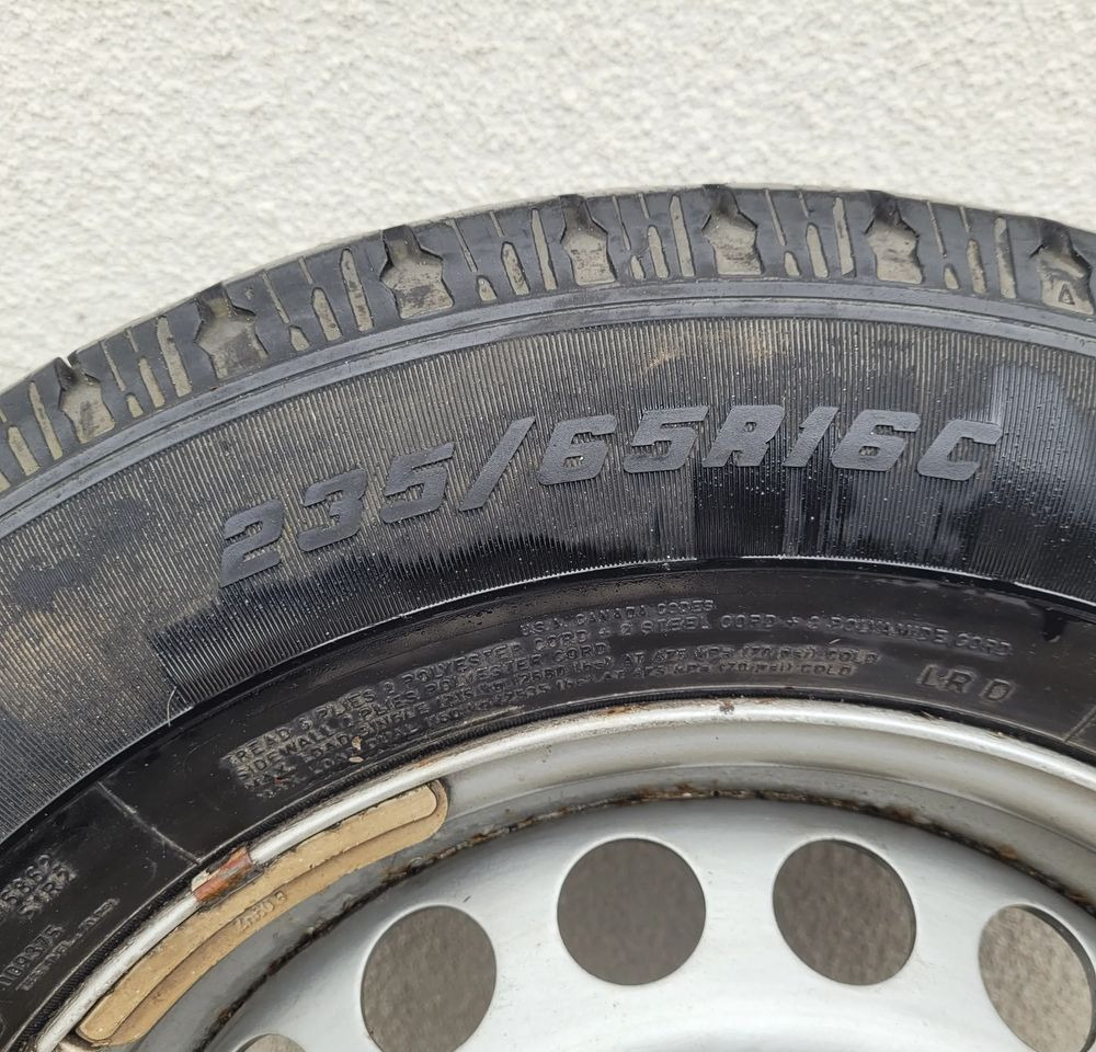 ZAPAS KOLO SPRINTER CRAFTER 235/65 R16C GOODYEAR - Roda completa para Veículo comercial: foto 5 ZAPAS KOLO SPRINTER CRAFTER 235/65 R16C GOODYEAR - Roda completa para Veículo comercial: foto 5