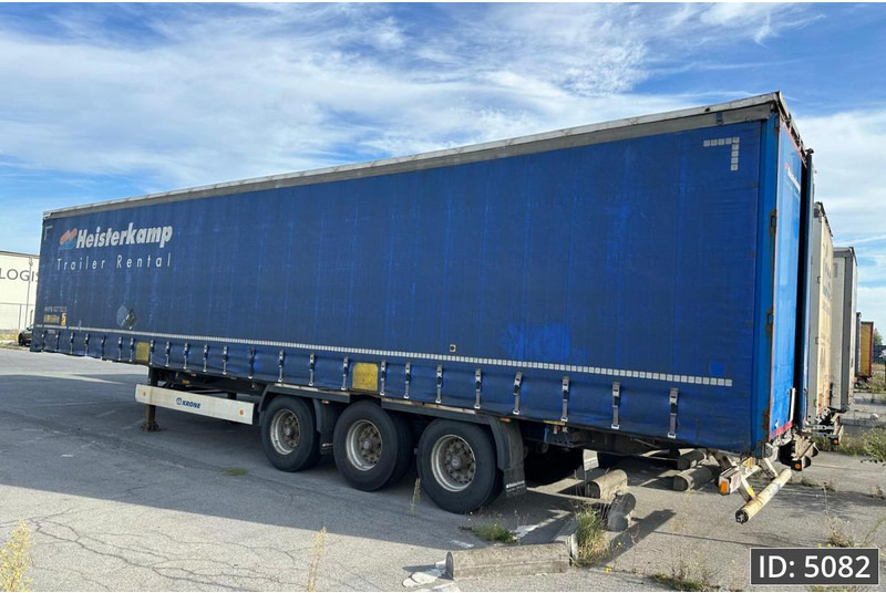 Krone SD / Drum brakes / Huckepack - Semi-reboque de lona: foto 2 Krone SD / Drum brakes / Huckepack - Semi-reboque de lona: foto 2