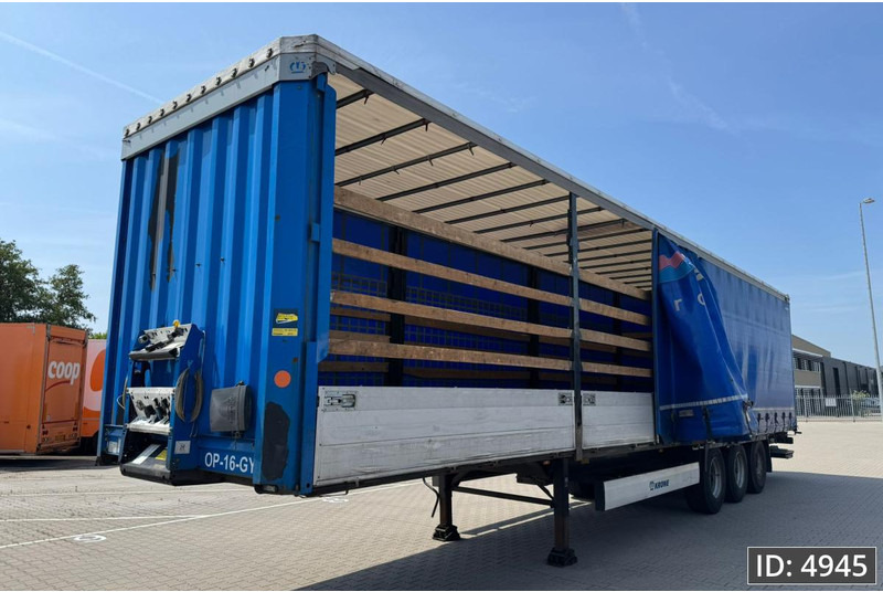 Krone SD / Sideboards / Drum brakes / DHOLLANDIA 2000KG - Semi-reboque de lona: foto 1 Krone SD / Sideboards / Drum brakes / DHOLLANDIA 2000KG - Semi-reboque de lona: foto 1