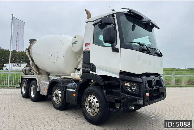 Renault C480 Day Cab, Euro 6, 8x4 / Full steel / 9m3 / TOP!! - Camião betoneira: foto 4 Renault C480 Day Cab, Euro 6, 8x4 / Full steel / 9m3 / TOP!! - Camião betoneira: foto 4