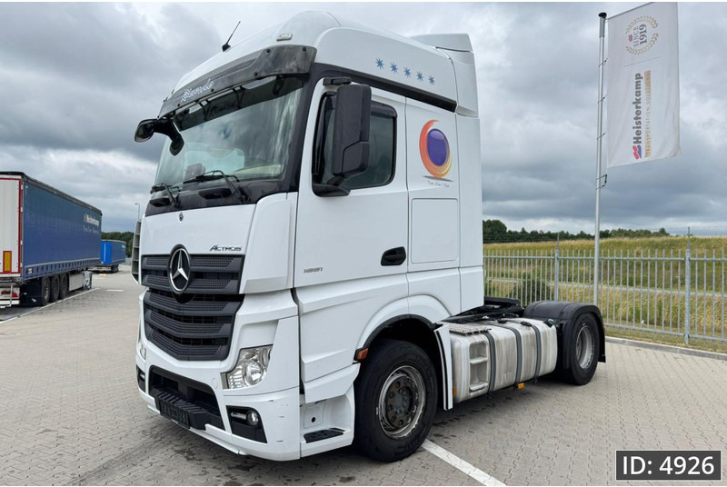 Tractor Mercedes-Benz Actros 1851 BigSpace, Euro 6, / Retarder / Standklima / 2 Tanks / BigSpace, Intarder: foto 1