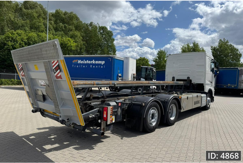 Volvo FH 500 Globetrotter, Euro 6, / 6x2 / Hydraulic body / frame 7.4 m / Tail lift - Camião transportador de contêineres/ Caixa móvel: foto 3 Volvo FH 500 Globetrotter, Euro 6, / 6x2 / Hydraulic body / frame 7.4 m / Tail lift - Camião transportador de contêineres/ Caixa móvel: foto 3