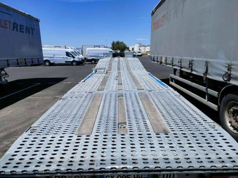 Semi-remorque 3 Essieux 38 TONNES DRAWER PORTE A FAUX HYDRAULIQUE VOLET COULISSANT - Semi-reboque transporte de veículos: foto 3 Semi-remorque 3 Essieux 38 TONNES DRAWER PORTE A FAUX HYDRAULIQUE VOLET COULISSANT - Semi-reboque transporte de veículos: foto 3