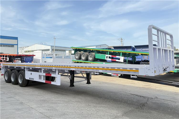 2025 New Model 40ft Flatbed Semi Trailer for Sale In Saudi Arabia - Semi-reboque transportador de contêineres/ Caixa móvel: foto 2 2025 New Model 40ft Flatbed Semi Trailer for Sale In Saudi Arabia - Semi-reboque transportador de contêineres/ Caixa móvel: foto 2