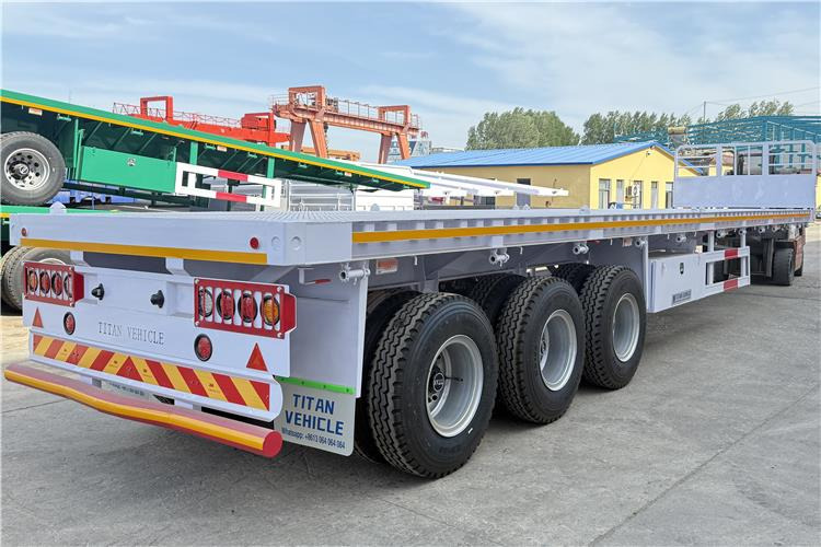 2025 New Model 40ft Flatbed Semi Trailer for Sale In Saudi Arabia - Semi-reboque transportador de contêineres/ Caixa móvel: foto 3 2025 New Model 40ft Flatbed Semi Trailer for Sale In Saudi Arabia - Semi-reboque transportador de contêineres/ Caixa móvel: foto 3